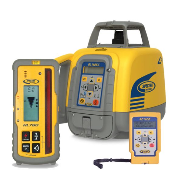 Spectra GL1425 Dual Grade Laser Level with Receiver and remote from JB Sales Limited